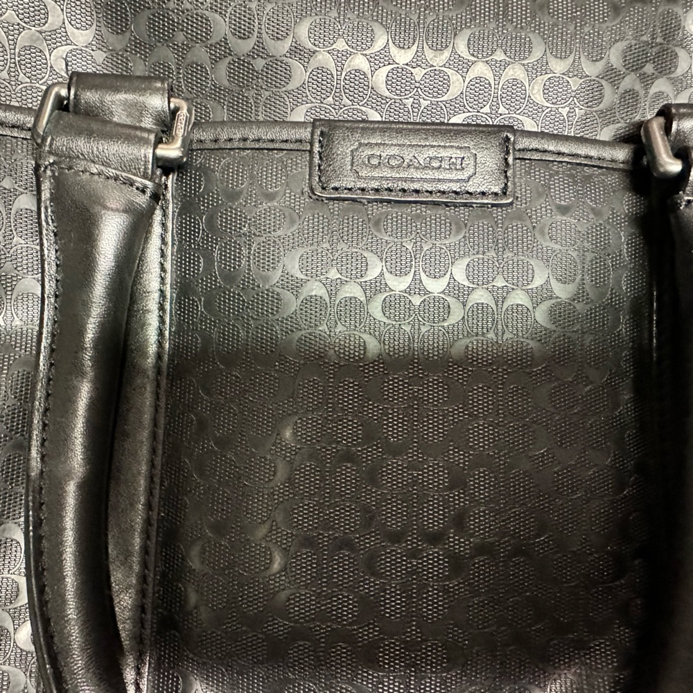 Men’s Coach Leather Briefcase Messenger Bag EUC - Picture 7 of 9